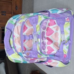 Pottery Barn Kids Pastel  Heart Backpack